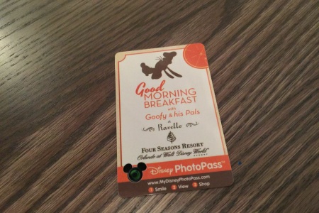 Goofy and Pals Character Breakfast at The Four Seasons Orlando at Walt Disney World