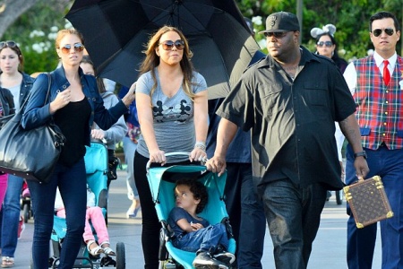 Mariah Carey is Not Above Renting a Stroller at Disneyland