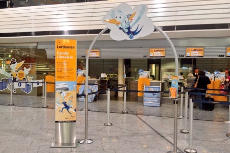 Check Out Lufthansa’s Adorable Family Check-In Counter